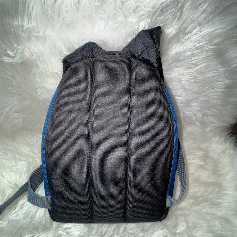 Tamrac Camera Backpack Bag Black/Blue Padded Straps Zippered Compartments Travel